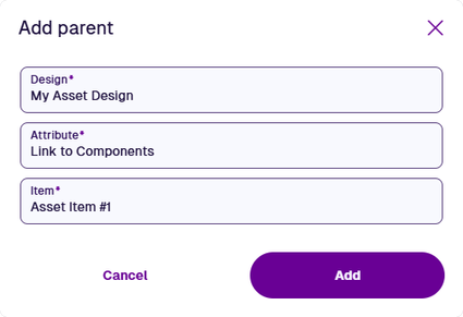 Add parent fields