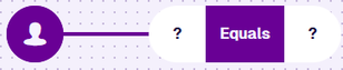 Adding an Equals node in the AQS Builder