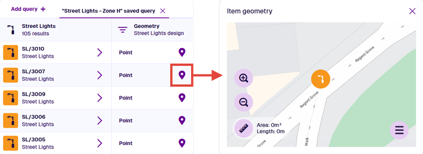 Previewing a Geometry value