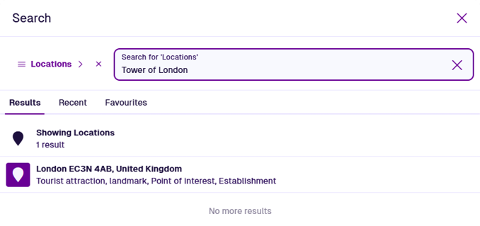 One result found after searching Tower of London
