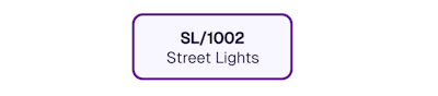 A diagram showing the new street light clone linking to no components