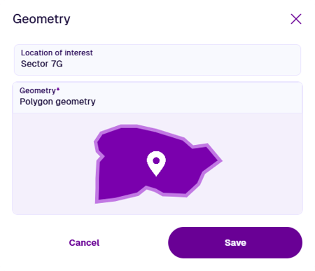 The Geometry value window