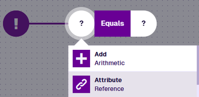 Choosing the Attribute node type
