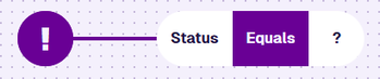 The Status attribute selected