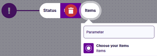 Choosing the Item node type