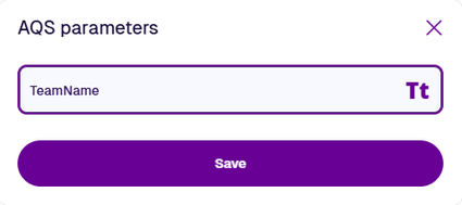 Being prompted to supply the TeamName parameter